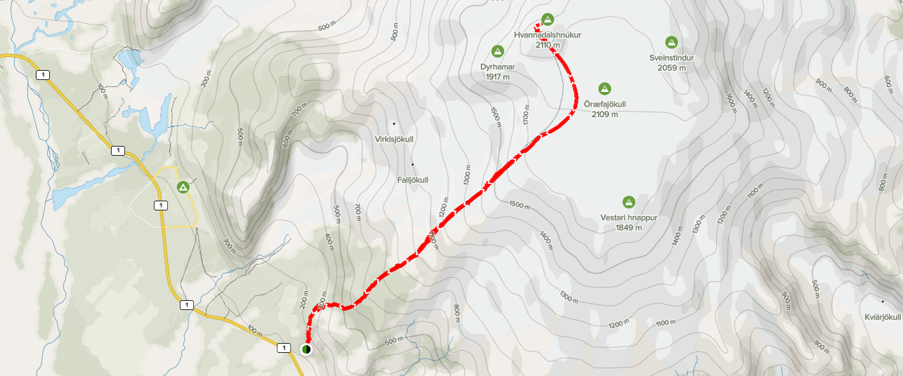 Hvannadalshnjukur- mapa